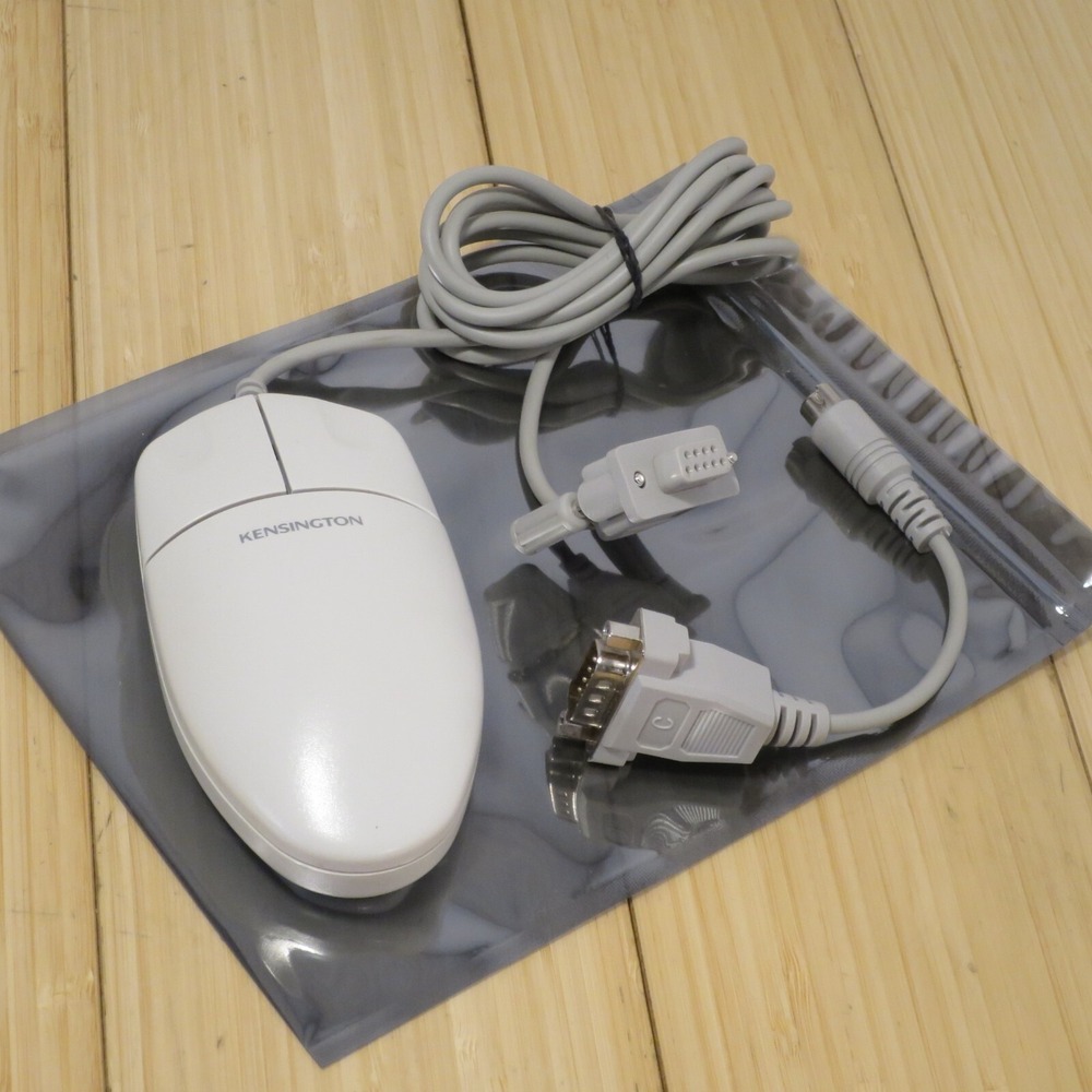 Vintage Kensington Mouse-in-a-Box 64211 PS2 with Serial Adapter - Tested 01‎